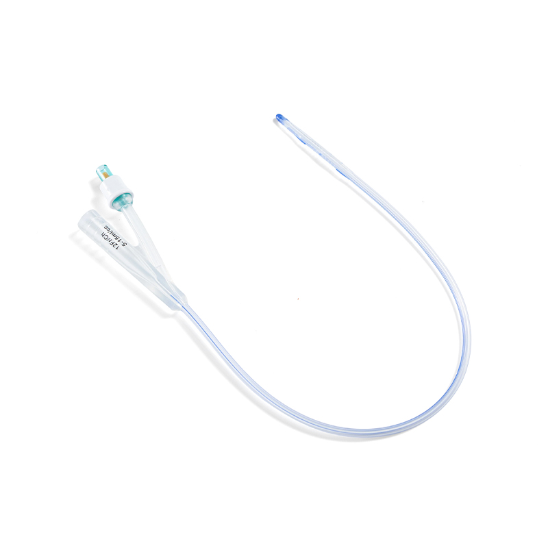 Biokompatibiliti Tinggi Gred Perubatan 2 Cara Silicone Foley Catheter